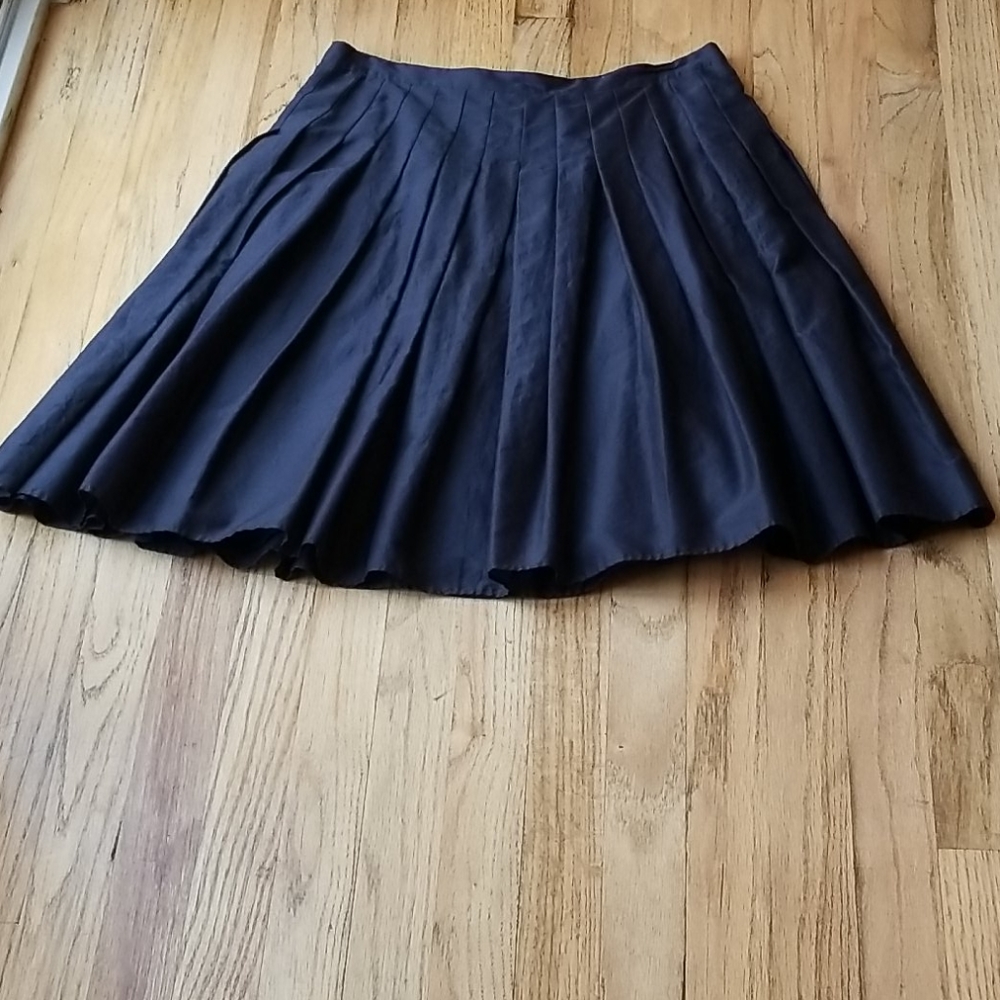 THEORY navy 100% cotton skirt